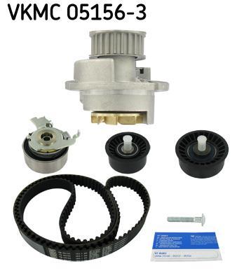 Pompe à eau + kit de courroie de distribution (Kit courroie de distribution) SKF ref. VKMC 05156-3